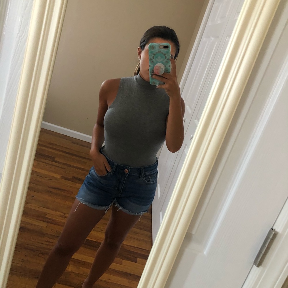 Garage Grey Tank Top Body Suit